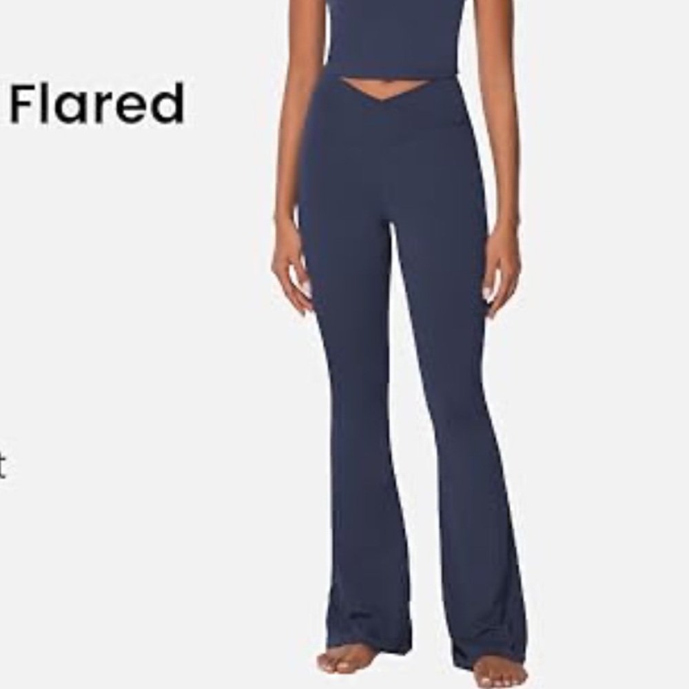 Women’s Crossover Flare Leggings 32” Ash Blue XS